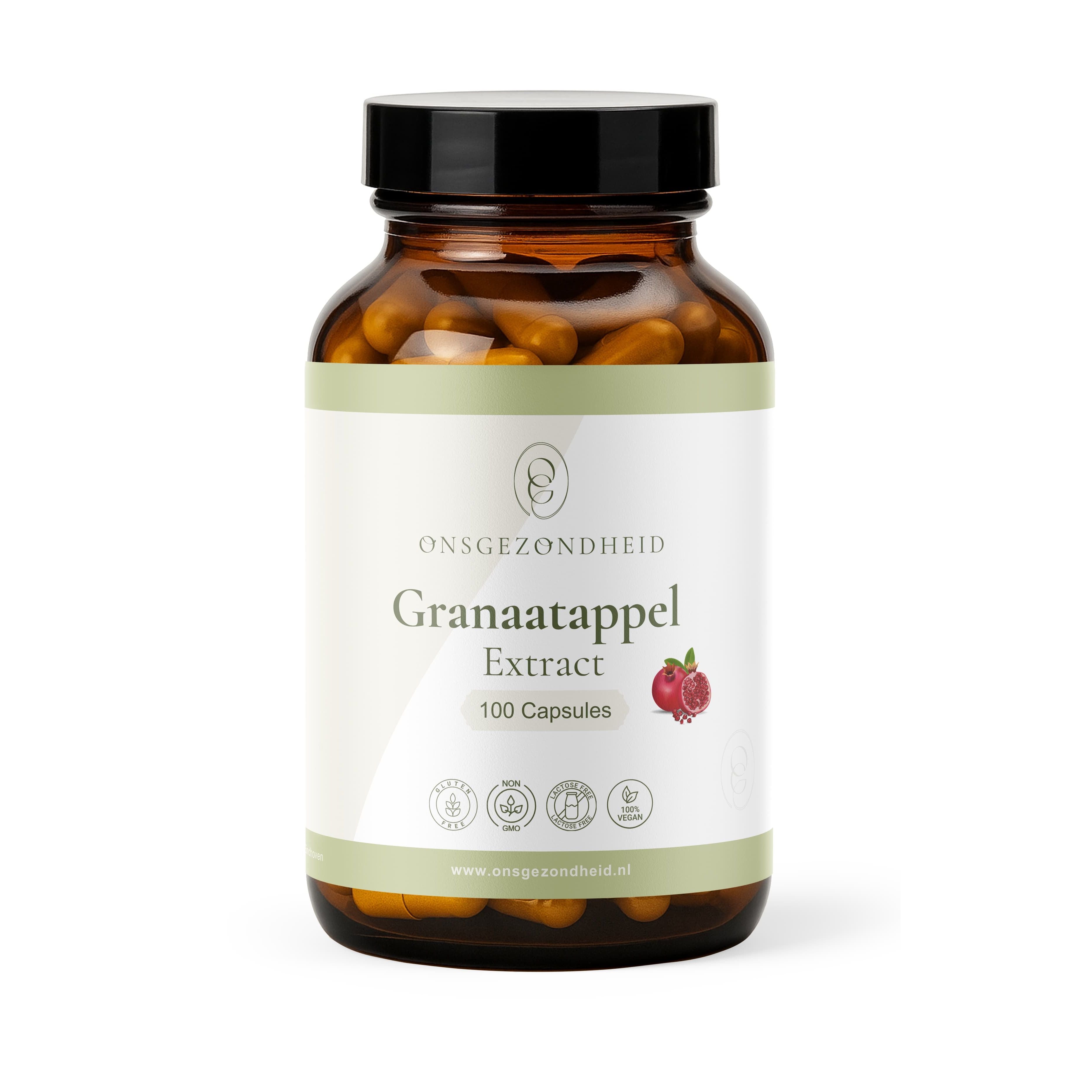 Granaatappel Extract Capsules - 100 capsules