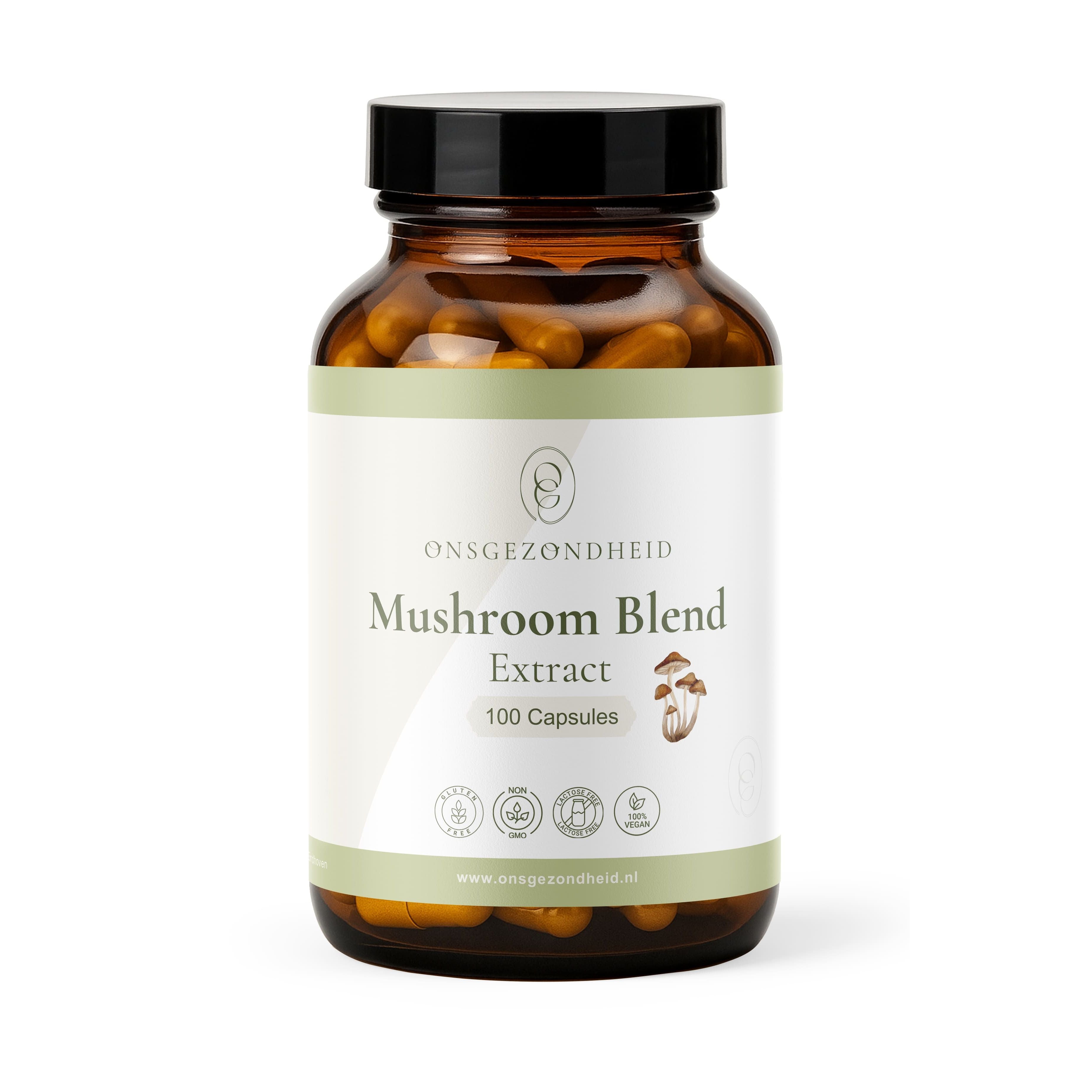 Paddenstoelen Mushroom Mix - 100 capsules - Mushroom Blend