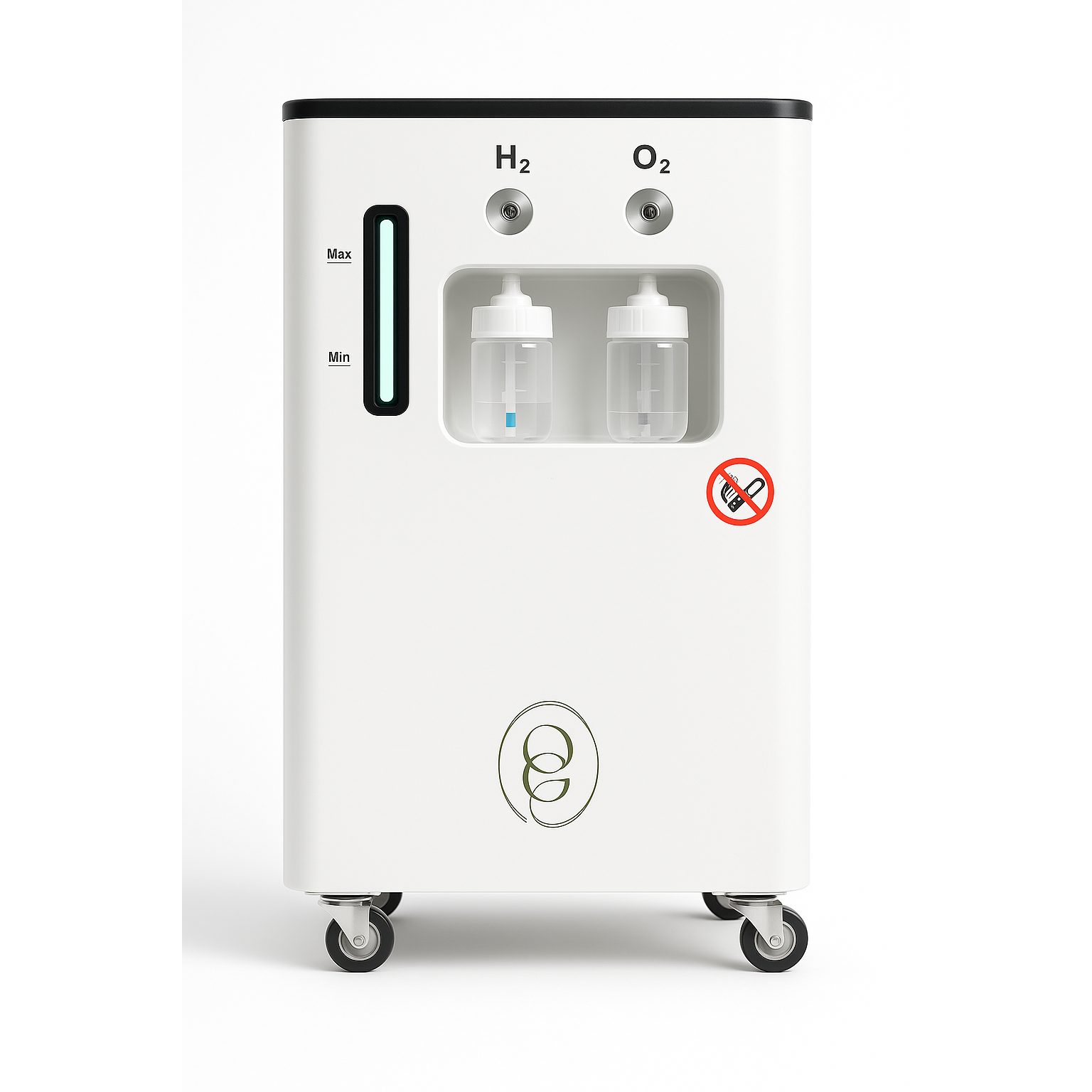 Waterstoftherapie 900 ml, 1500ml en 3000 ml per minuut. Medische graad